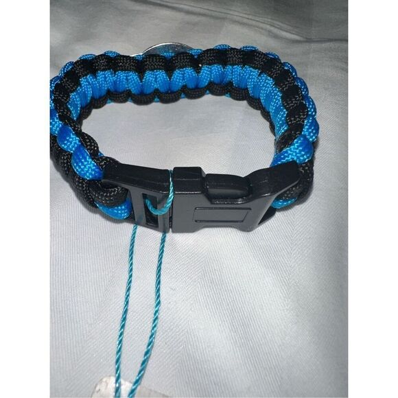 NFL Carolina Panthers  Woven Bracelet NIP - Picture 3 of 3